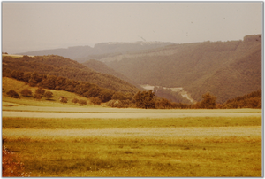 gezicht op `Sonneberg` vanuit Heidenberg