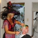 Pritty witch Brigitte aan het werk!
