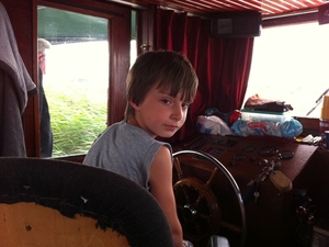 onze oudste klein zoon Justin