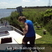 aan het werk op de boot