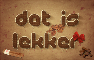 chocoladereep-teksteffect-les-634
