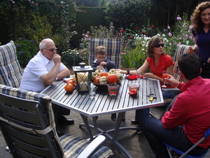 gezellig met de familie