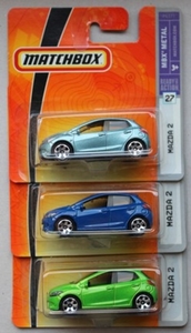 Matchbox_Mazda2_green&Lblue&Dblue_IMG_6596