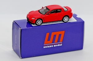 IMG_3097_Unique-Model_Dongguan-Qule_1op64_Mazda-RX-8_rood_RHD_MX6