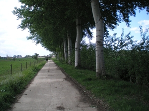 en een breed pad