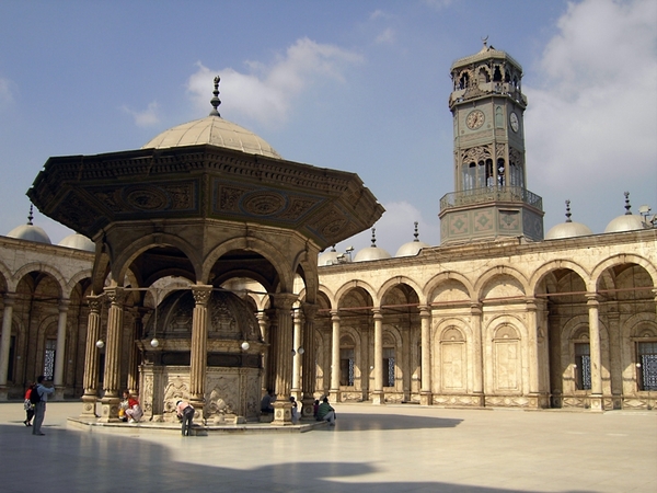 de citadel en de moskee van Mohamed Ali
