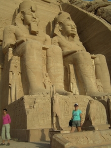 Abu Simbel � de tempel van Ramses II en de tempel van Hathor