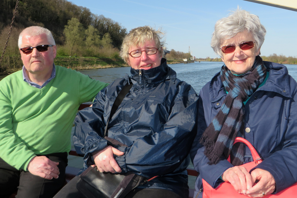 De andere kant van de boot