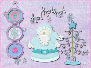 pastel kerstman