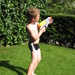 40) Ruben met zijn waterpistool