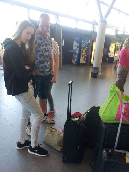 Nina Pieter Anneke en Danilla klaar voor Gran Canaria