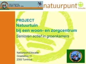 Project Dessel - natuurtuin  milieuraad