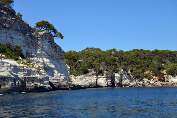 072 Menorca Cal 'n Bosch Bootuitstap  Cala Galdana