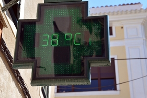 169 Menorca  Mahon temperatuur om 11 u in de morgen
