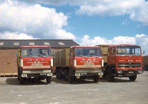 2 X DAF en 1 X Mercedes