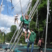 12) Ruben in de elastieken trampoline