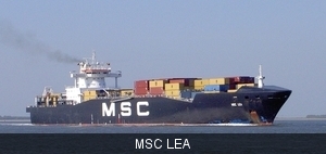 MSC LEA bij Walsoorden.