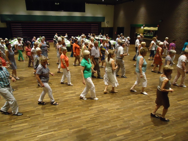 Een hele groep zo alle bij elkaar