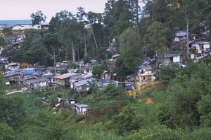 kampungs bij Medan