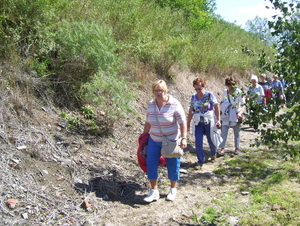 Paraplukeswandeling in de zon - 24 augustus 2015