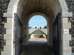 2f Brits oorlogskerkhof Tyne Cot  bij Passendale _P1210286