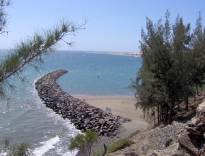 Een gedeelte van Playa del Ingles...