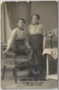 Sara en Sijgje Lodder, (1912/`13)