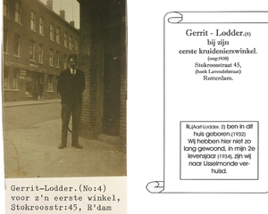 Mijn vaders 1e kruidenierswinkel. (1931.?)
