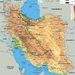 Map Iran met de route die we volgden