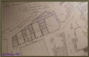 CSA: Stadsplan van Antwerpen, met de spoorlijnen aan de Entrepo