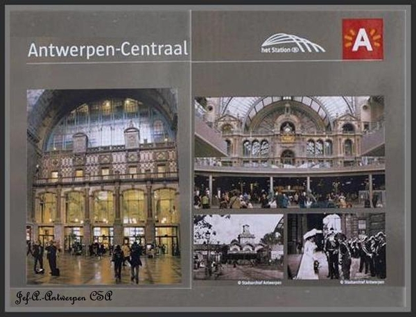 CSA: Infobord, Antwerpen Centraal Station.