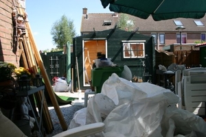 Opbouw tuinhuisje