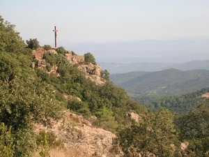 Het kruis wandeling in La Garde Frenet