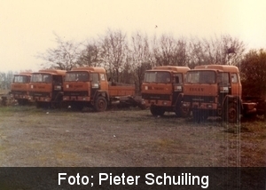 Oude trucks afgedankt