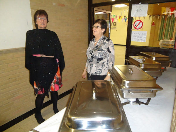 En warme gerechten zijn er ook nog bij.