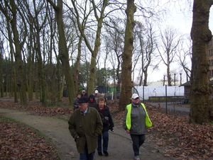 Wandeling langs Borgersteinpark - 4 januari 2016