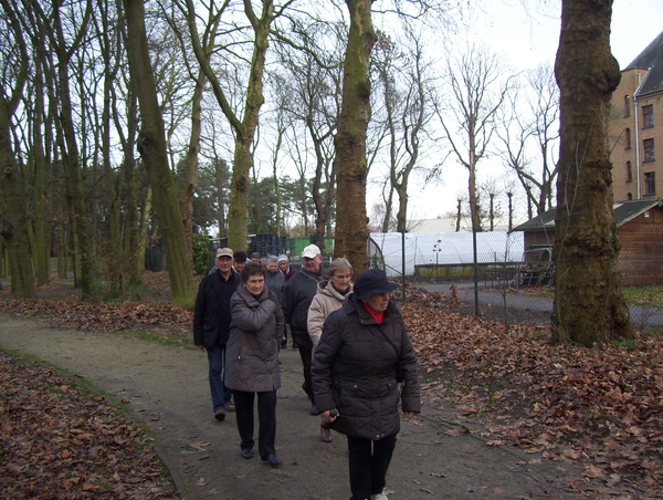 Wandeling langs Borgersteinpark - 4 januari 2016