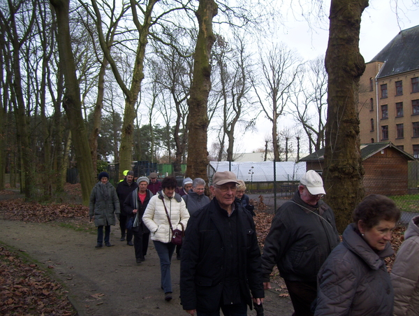 Wandeling langs Borgersteinpark - 4 januari 2016