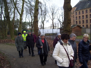 Wandeling langs Borgersteinpark - 4 januari 2016