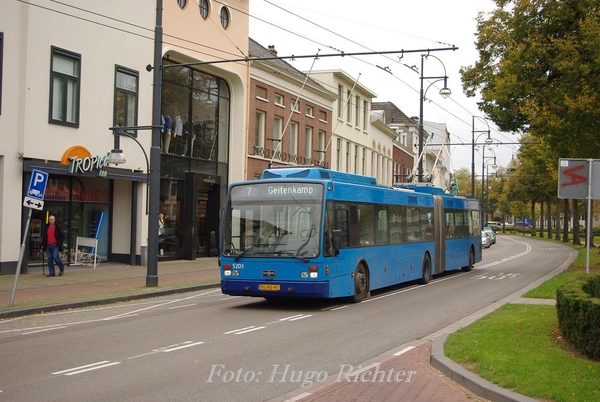 Connexxion 5203, Arnhem Jansbinnensingel, 19-10-2009