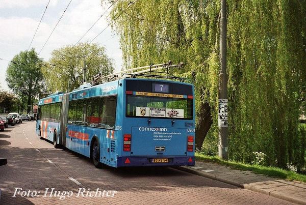 Connexxion 0206, Arnhem Zeegsingel, 20-05-2001