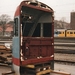 De kop van de DE1 21 grounded bij de werkplaats Zwolle