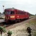 Vroomshoop, 6 juli 1984. DE-1 25 komt om aan op spoor 1 als naar 