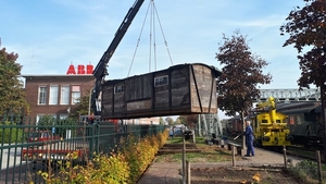 nieuw stuk aankleding voor station Haaksbergen, in de vorm van ee