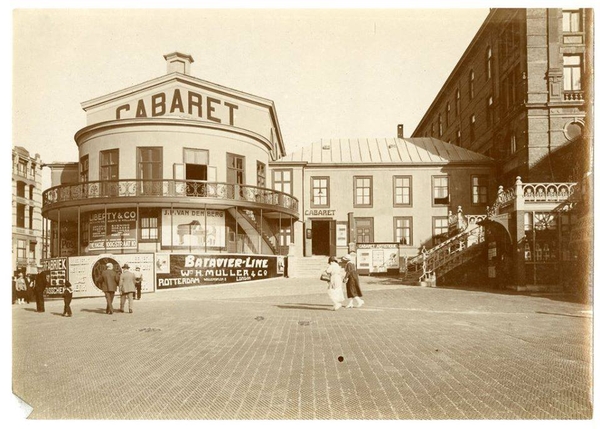 De achter zijde van het toenmalige Circus theater