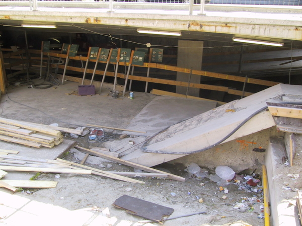 Tramtunnel Grote Markt 19-08-2003