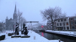 Beelden in de sneeuw