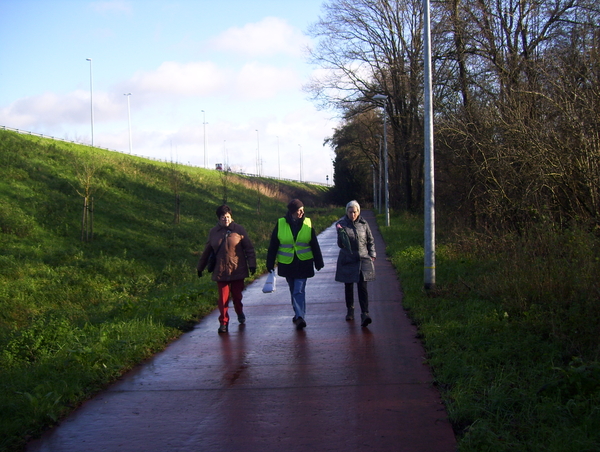 Wandeling naar blekke doos - 14 januari 2016