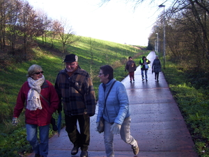 Wandeling naar blekke doos - 14 januari 2016