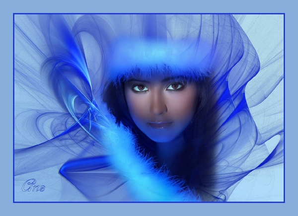 Heel blauw
